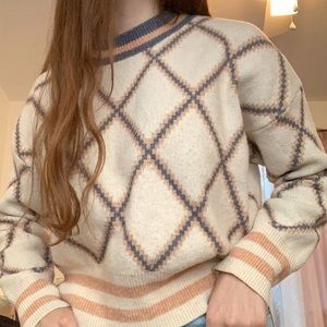 Plaid sweater